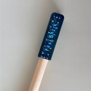 Pool Shark Blue and Tan Cue Stick